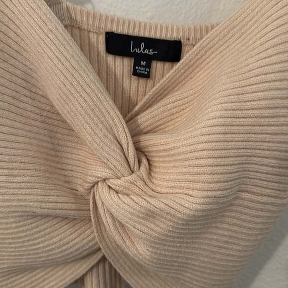 Lulu's sweater crop top size m - Picture 2 of 3